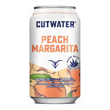 Cutwater Peach Margarita 4-Pack Cocktail - ForWhiskeyLovers.com