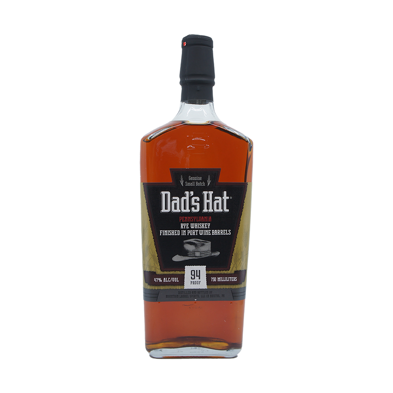 Dad's Hat Pennsylvania Rye Whiskey Finished In Port Wine Barrels - ForWhiskeyLovers.com