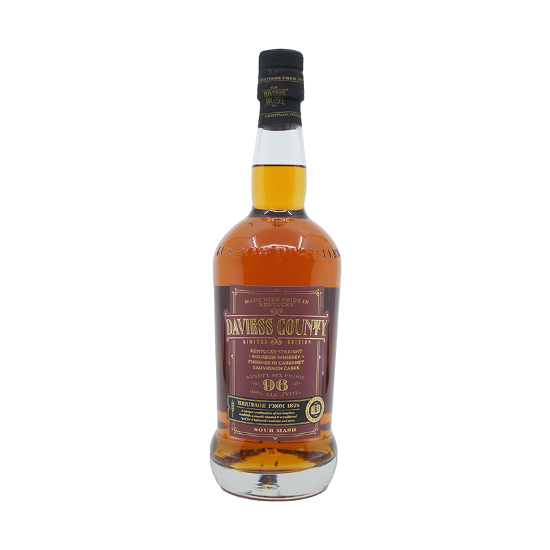 Daviess County Cabernet Sauvignon Finish Kentucky Straight Bourbon Whiskey - ForWhiskeyLovers.com