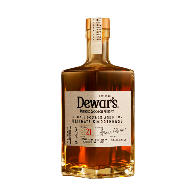 Dewar's Double Double 21 Year Old Mizunara Oak Finished Blended Scotch Whisky - ForWhiskeyLovers.com