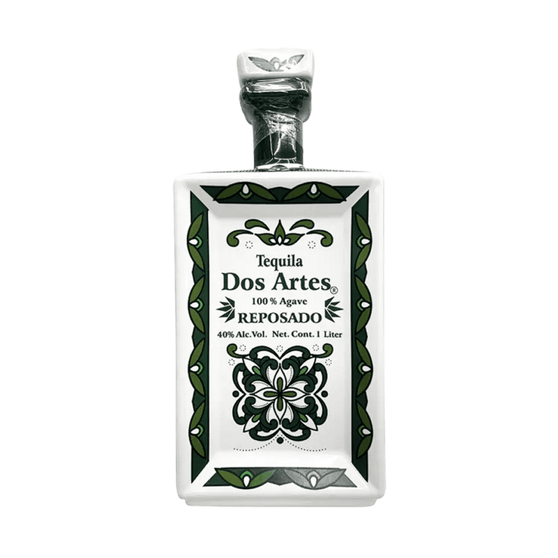 Dos Artes Reposado Green Bottle Tequila Liter - ForWhiskeyLovers.com