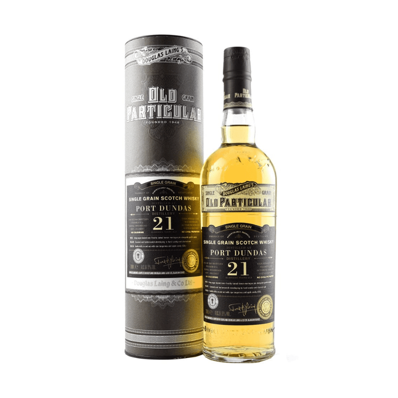 Douglas Laing's Old Particular 21 Year Old Port Dundas Single Grain Scotch Whisky - ForWhiskeyLovers.com