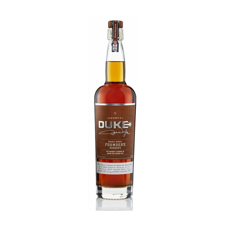 Duke Double Barrel Founder's Reserve Rye Whiskey Finished in French Oak - ForWhiskeyLovers.com