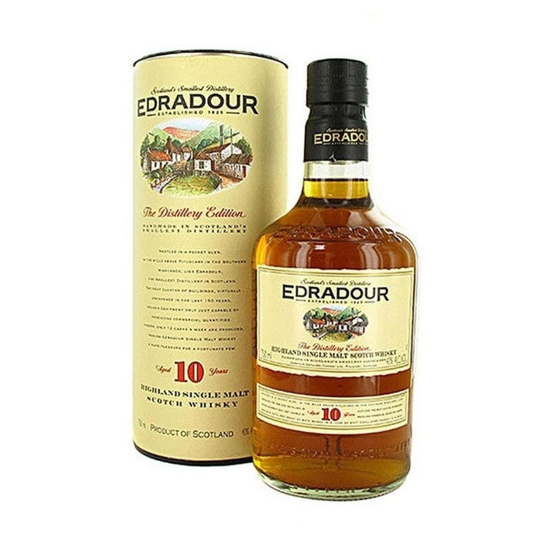 Edradour 10 Year Old Single Malt Whisky 750mL - ForWhiskeyLovers.com