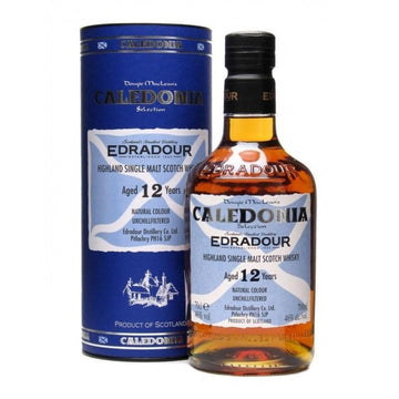 Edradour 12 Year Old Caledonia Highland Single Malt Scotch Whisky - ForWhiskeyLovers.com