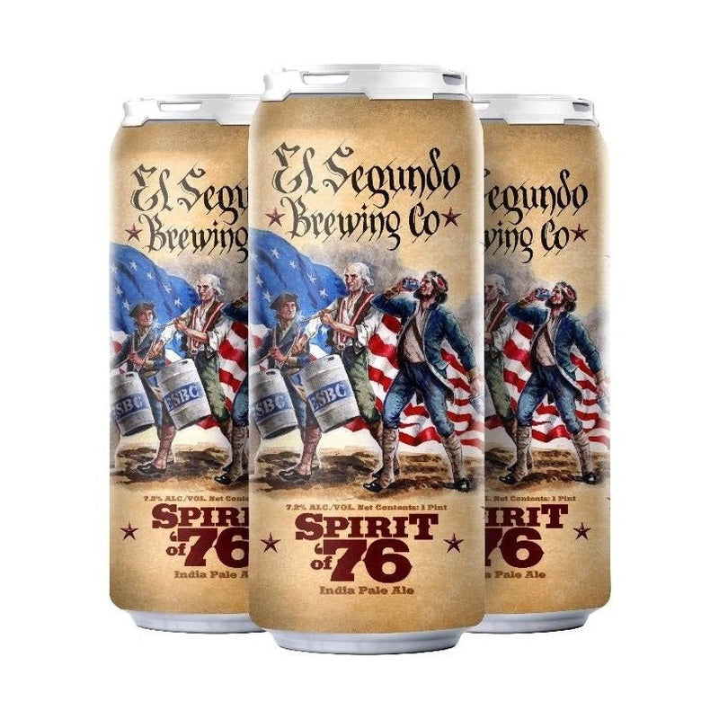 El Segundo Brewing Co. Spirit of '76 IPA Beer 4-Pack - ForWhiskeyLovers.com