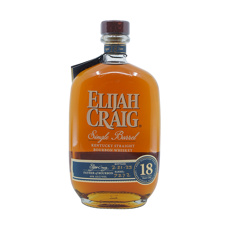 Elijah Craig 18 YO Single Barrel Bourbon 750mL - ForWhiskeyLovers.com