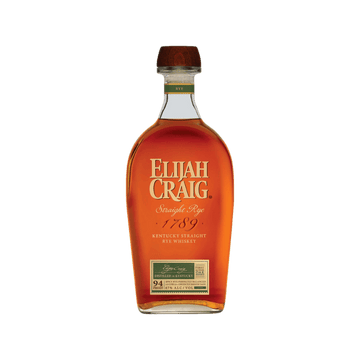 Elijah Craig Straight Rye Whiskey 375ml - ForWhiskeyLovers.com