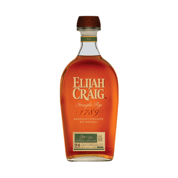 Elijah Craig Straight Rye Whiskey 375ml - ForWhiskeyLovers.com