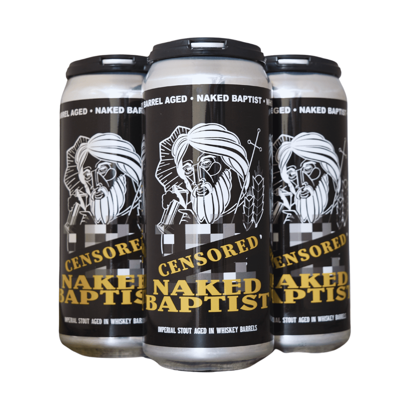 Epic Brewing Naked Baptist 'Censored' Imperial Stout Beer 4-Pack - ForWhiskeyLovers.com