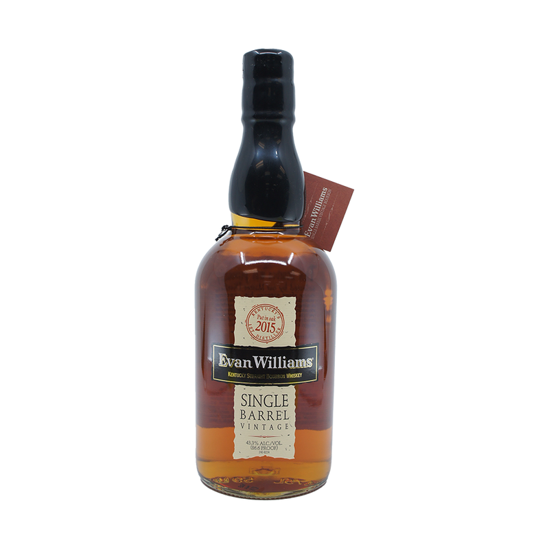 Evan Williams Single Barrel Vintage Kentucky Straight Bourbon Whiskey - ForWhiskeyLovers.com