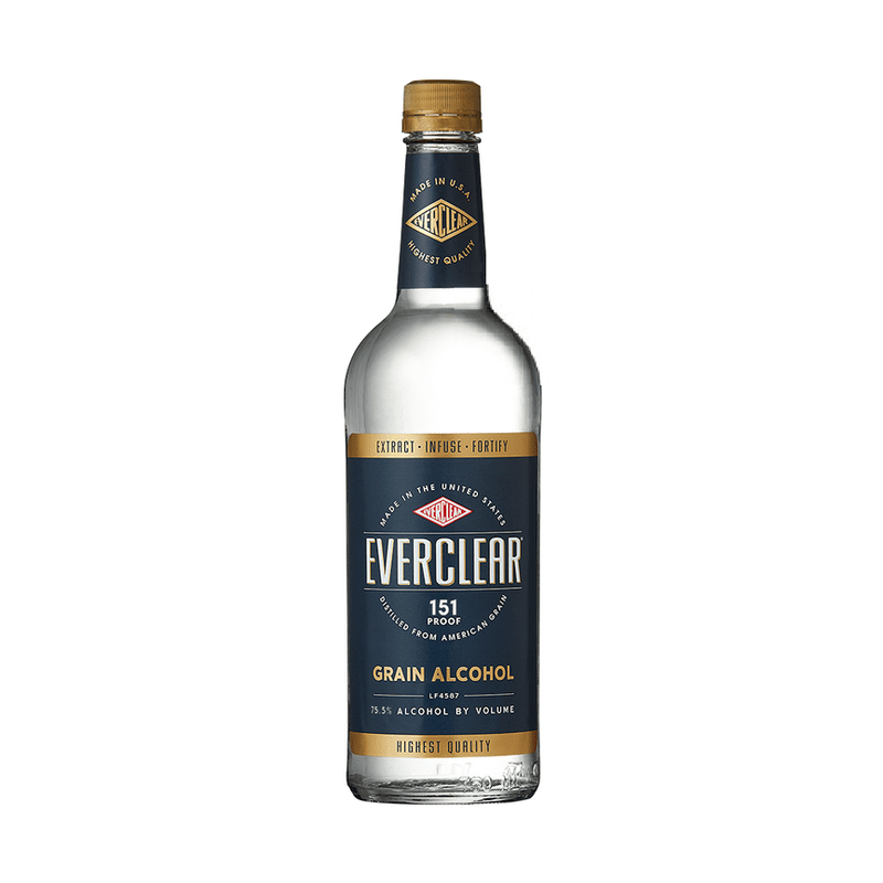 Everclear 151 Proof Grain Alcohol Liter - ForWhiskeyLovers.com