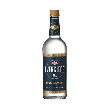 Everclear 151 Proof Grain Alcohol Liter - ForWhiskeyLovers.com