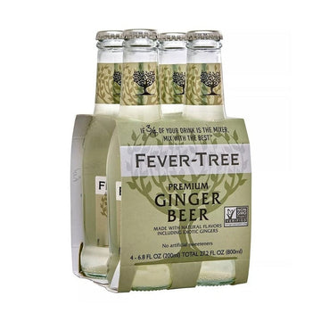 Fever-Tree Premium Ginger Beer 4-Pack - ForWhiskeyLovers.com