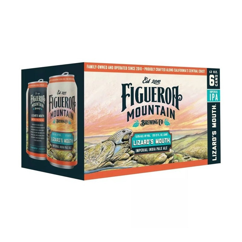 Figueroa Mountain Brew Co. Lizard's Mouth Imperial IPA Beer 6-Pack - ForWhiskeyLovers.com