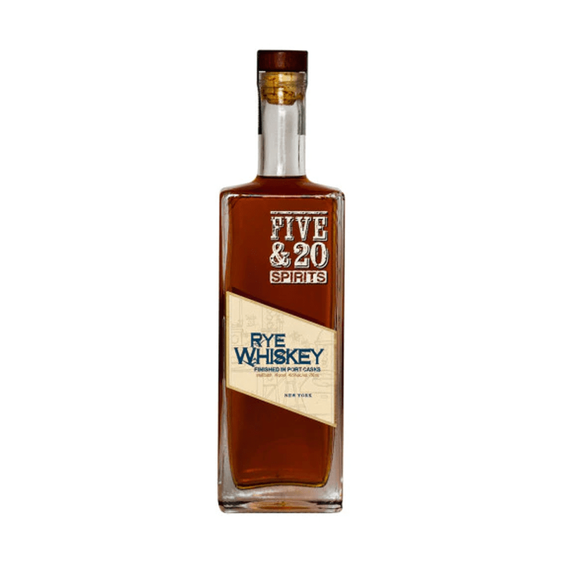 Five & 20 Port Finished Rye Whiskey 750mL - ForWhiskeyLovers.com