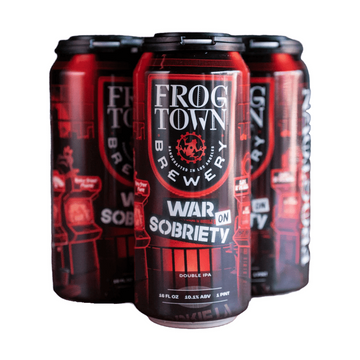 Frogtown Brewery 'War on Sobriety' DIPA Beer 4-Pack - ForWhiskeyLovers.com