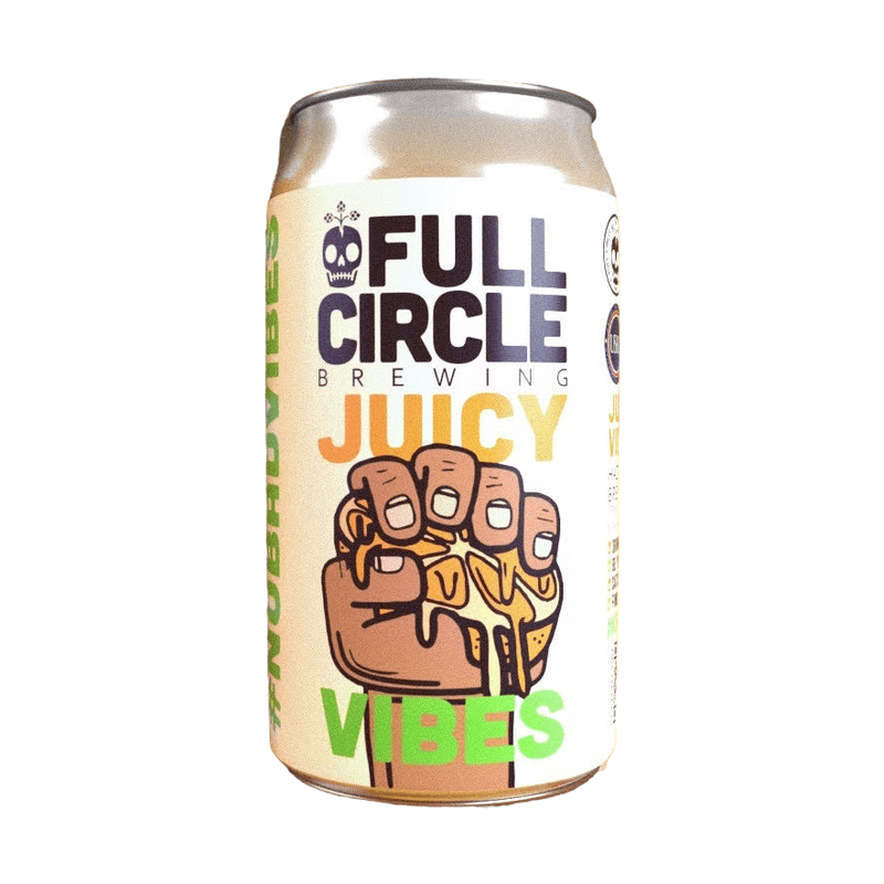 Full Circle Brewing Co. Juicy Vibes Hazy Pale Ale Beer 6-Pack - ForWhiskeyLovers.com