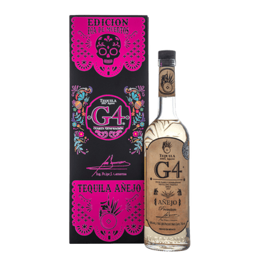 G4 Día de Muertos Añejo Tequila Black Box - LoveScotch.com
