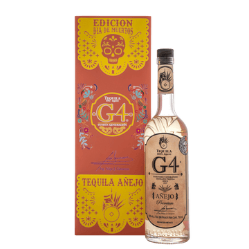 G4 Día de Muertos Añejo Tequila Orange Box - LoveScotch.com