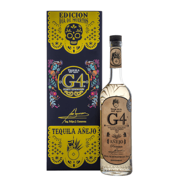 G4 Día de Muertos Añejo Tequila Purple Box - LoveScotch.com