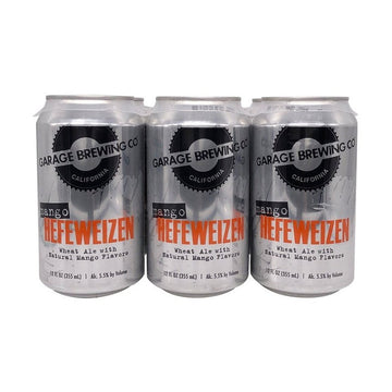 Garage Brewing Co. Mango Hefeweizen Wheat Ale Beer 6-Pack - ForWhiskeyLovers.com