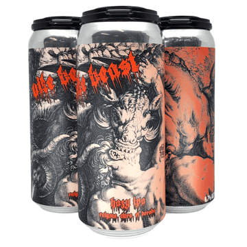 Ghost Town Brewing 'Vile Beast' Hazy IPA Beer 4-Pack - ForWhiskeyLovers.com