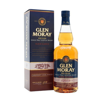 Glen Moray Classic Cabernet Cask Finish Speyside Single Malt Scotch Whisky - ForWhiskeyLovers.com