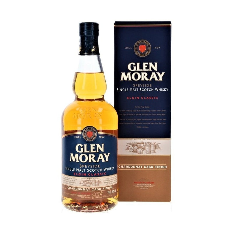 Glen Moray Classic Chardonnay Cask Finish Speyside Single Malt Scotch Whisky - ForWhiskeyLovers.com