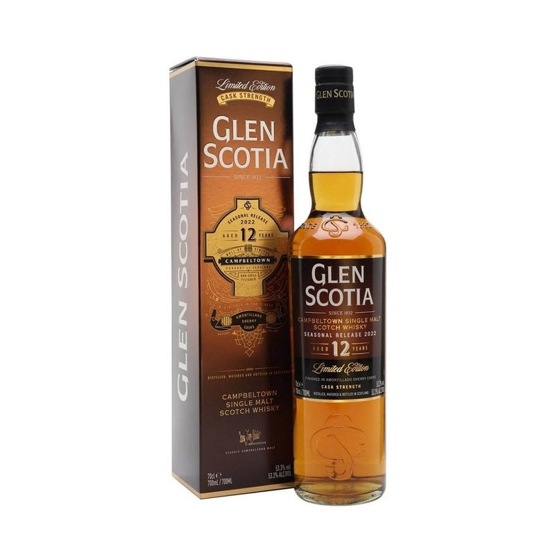 Glen Scotia 12 Year Old Amontillado Sherry Cask 2022 Campbeltown Single Malt Scotch Whisky - ForWhiskeyLovers.com
