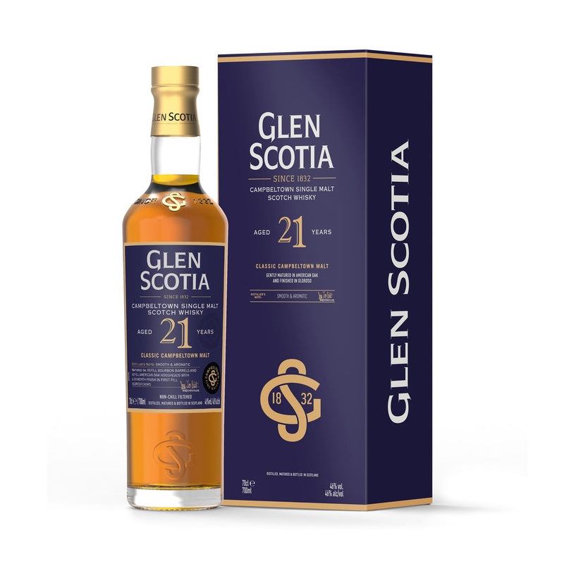 Glen Scotia 21 Year Old Single Malt Scotch - ForWhiskeyLovers.com