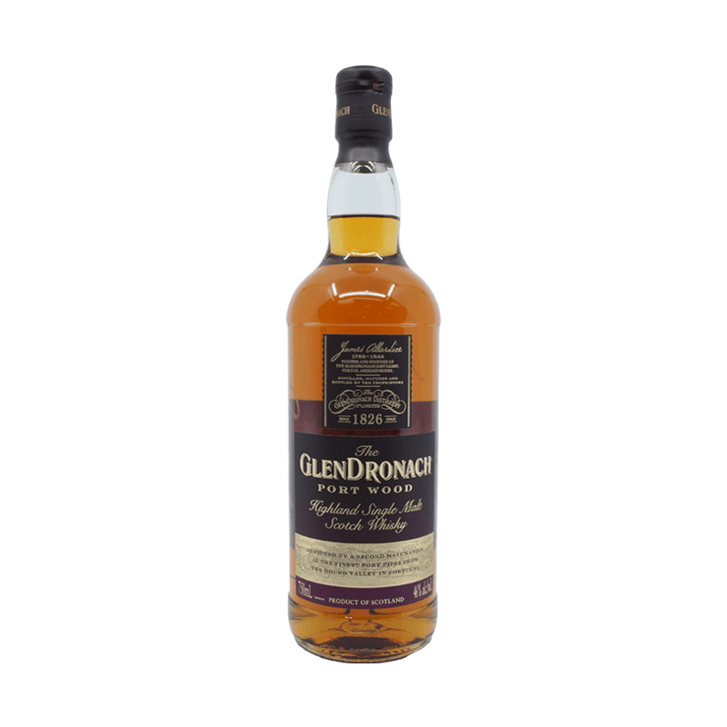 Glendronach 10 Year Old Port Wood Highland Single Malt Scotch Whisky - ForWhiskeyLovers.com
