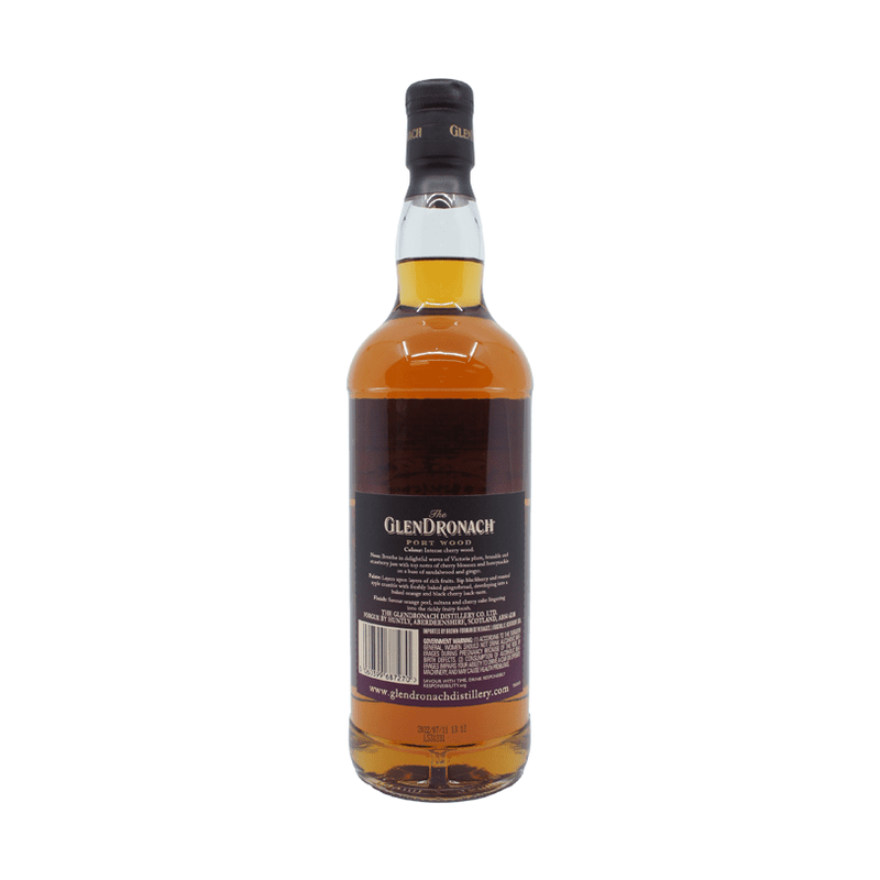 Glendronach 10 Year Old Port Wood Highland Single Malt Scotch Whisky - ForWhiskeyLovers.com