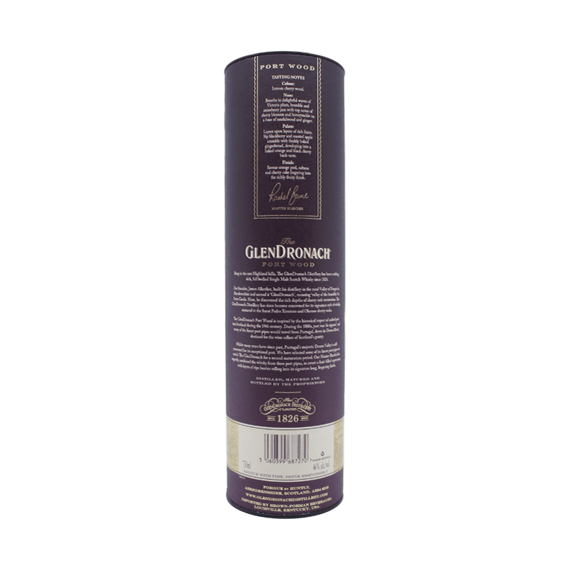 Glendronach 10 Year Old Port Wood Highland Single Malt Scotch Whisky - ForWhiskeyLovers.com