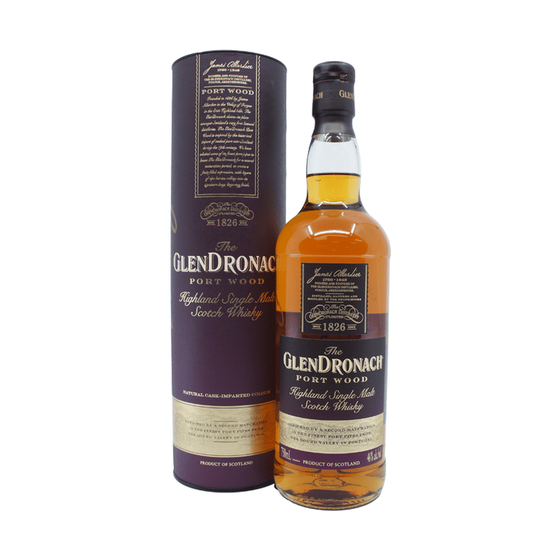 Glendronach 10 Year Old Port Wood Highland Single Malt Scotch Whisky - ForWhiskeyLovers.com