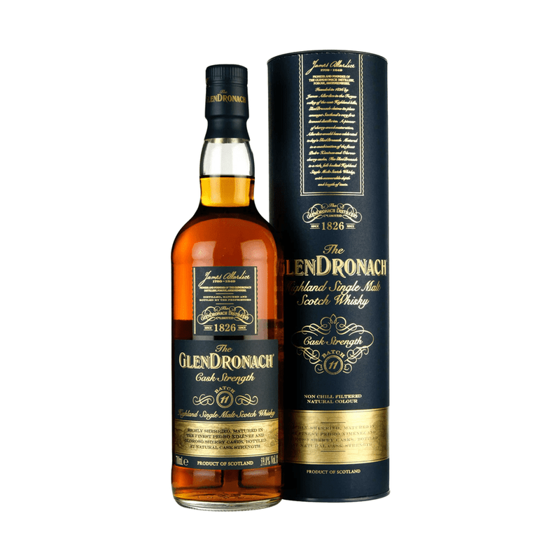Glendronach Cask Strength Batch #11 Highland Single Malt Scotch Whisky - ForWhiskeyLovers.com