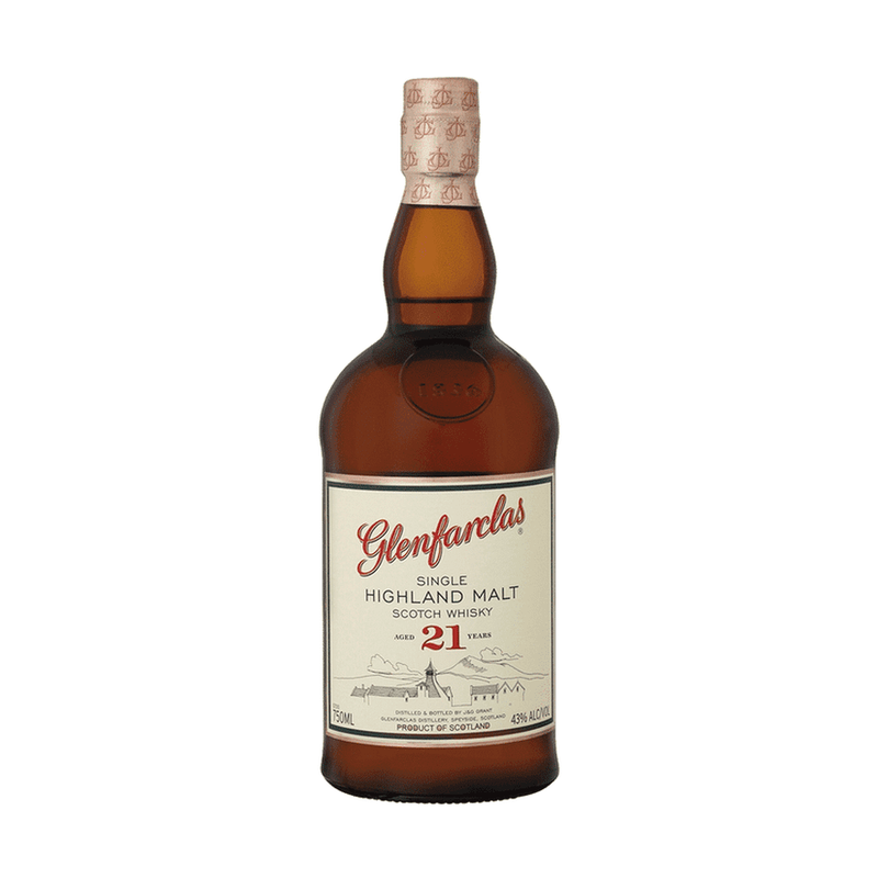 Glenfarclas 21 Year Old Single Highland Malt Scotch Whisky - ForWhiskeyLovers.com