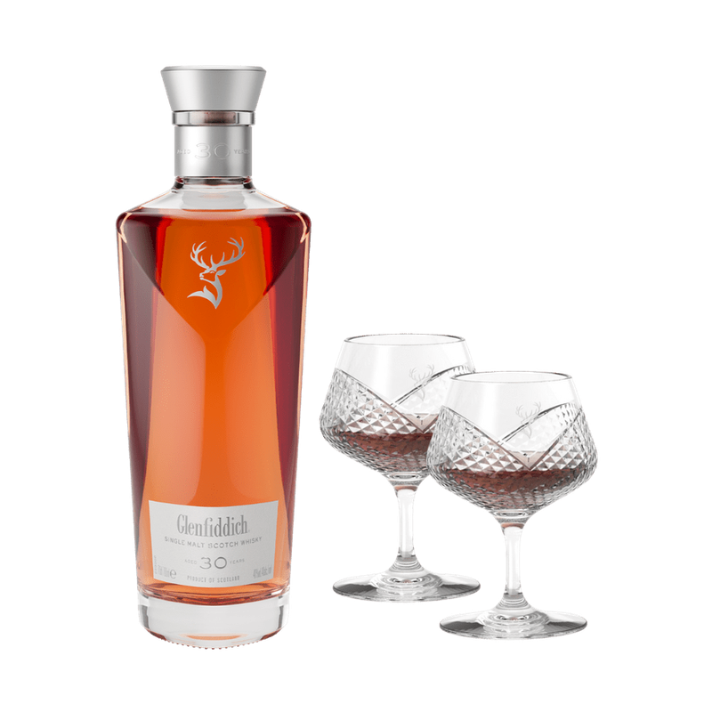 Glenfiddich 30 Year Old 'Suspended Time' with 2 Free Snifters - ForWhiskeyLovers.com