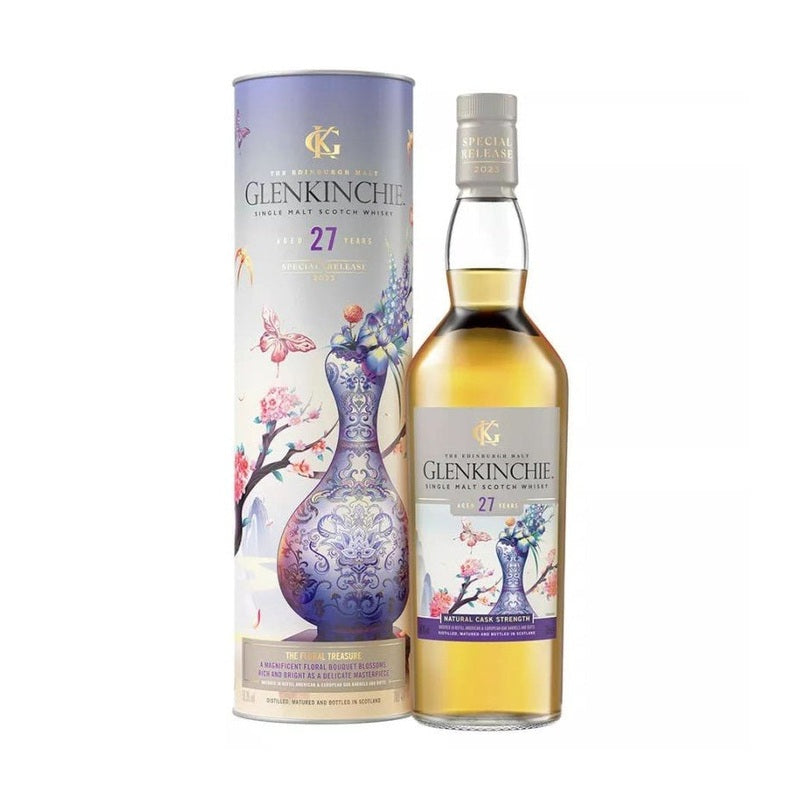Glenkinchie 27 Year Old 'The Floral Treasure' Special Release 2023 Single Malt Scotch Whisky - ForWhiskeyLovers.com