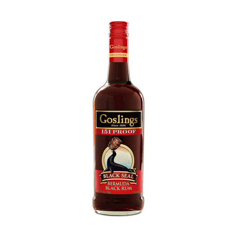 Goslings Black Seal 151 Proof Bermuda Black Rum - ForWhiskeyLovers.com