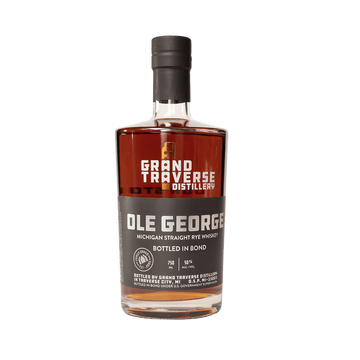 Grand Traverse Ole George Bottled In Bond Michigan Straight Rye Whiskey - ForWhiskeyLovers.com