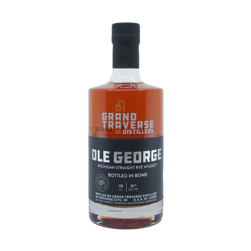 Grand Traverse Ole George Bottled In Bond Michigan Straight Rye Whiskey - ForWhiskeyLovers.com