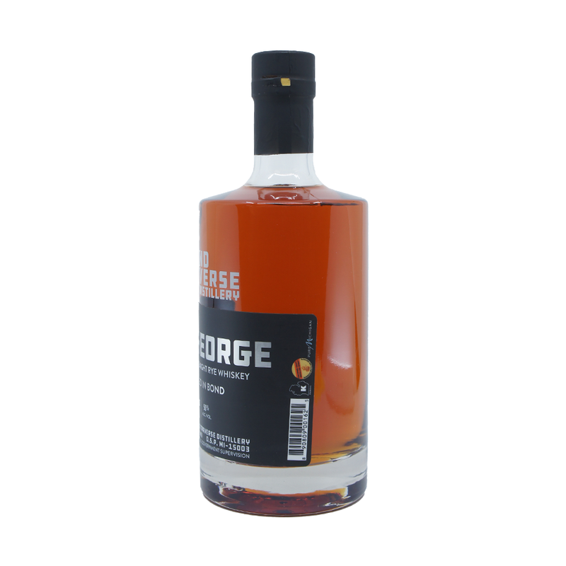 Grand Traverse Ole George Bottled In Bond Michigan Straight Rye Whiskey - ForWhiskeyLovers.com