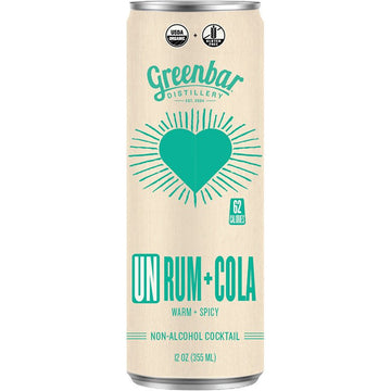 Greenbar UnRum+Cola RTD Cans 4-Pack - ForWhiskeyLovers.com