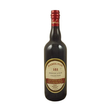 Hamilton Rum 'Hamilton Demerara Overproof 151' - ForWhiskeyLovers.com