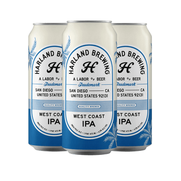 Harland Brewing WC IPA Beer 4-pack Cans - ForWhiskeyLovers.com