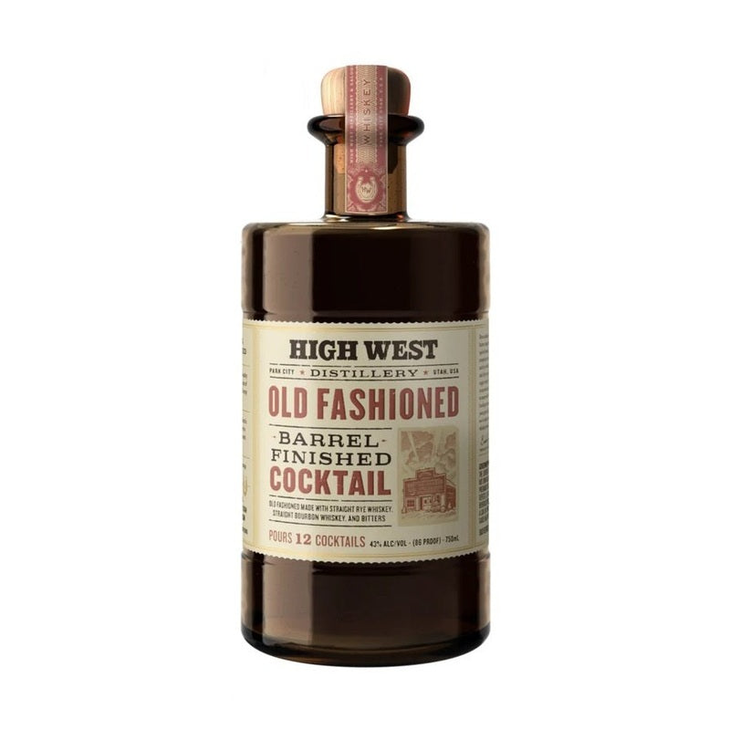 High West Old Fashioned Barrel Finished Cocktail - ForWhiskeyLovers.com