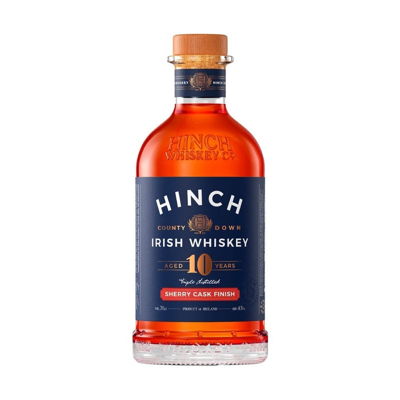 Hinch 10 Year Old Sherry Cask Finish Irish Whiskey - ForWhiskeyLovers.com