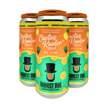 Honest Abe 'Cactus Kooler' Orange & Pineapple Mead 4-Pack - ForWhiskeyLovers.com