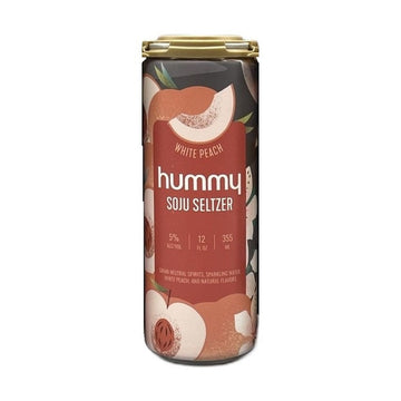 Hummy White Peach Soju Seltzer 6-Pack - ForWhiskeyLovers.com
